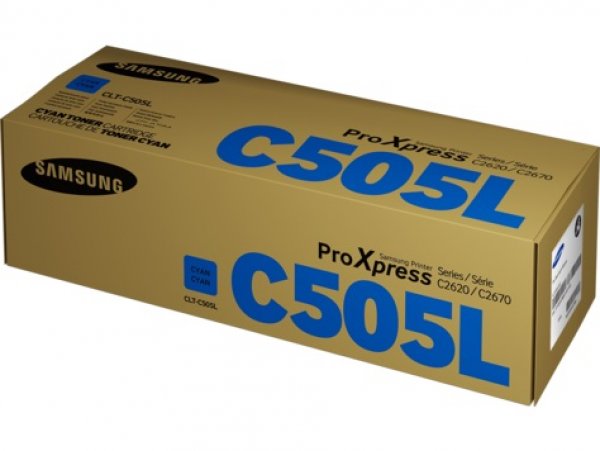 Toner Samsung CLT-C505L SU035A azurový