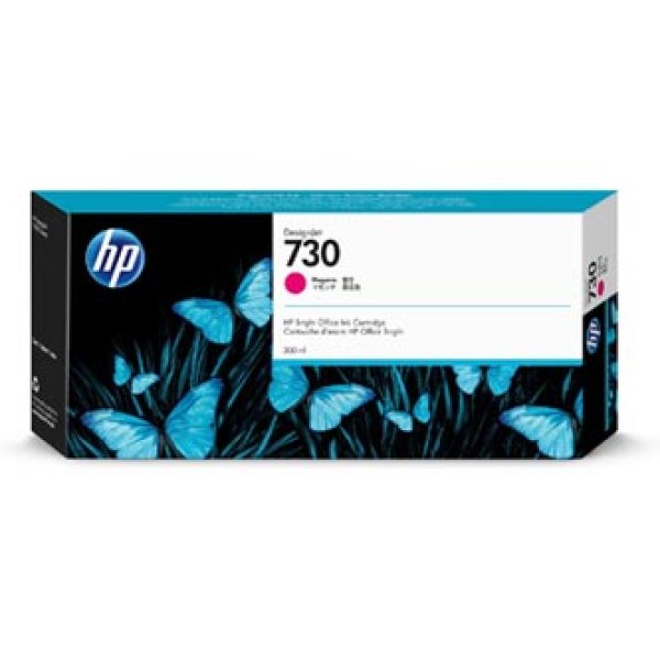 Náplň HP 730, P2V69A purpurová (300 ml)