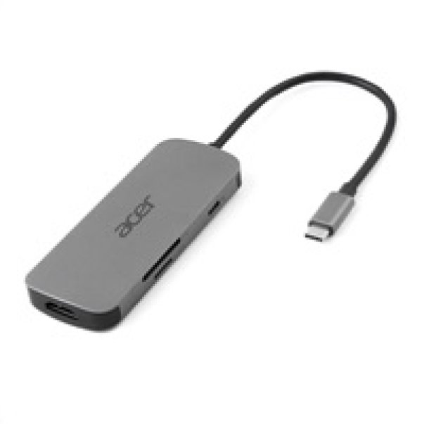 Acer 7in1 USB-C dongle (HDMI, DP, USB, RJ)