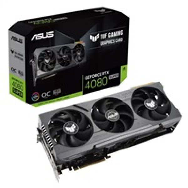 ASUS VGA NVIDIA GeForce TUF Gaming RTX 4080 SUPER 16GB GDDR6X OC, RTX 4080 SUPER, 16GB GDDR6X, 3xDP, 2xHDMI