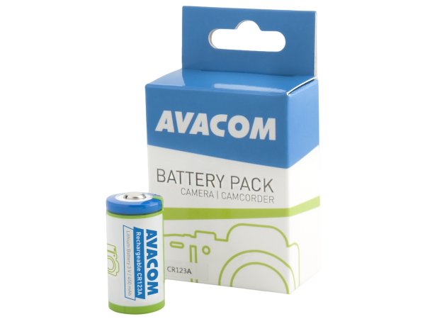 Nabíjecí fotobaterie Avacom CR123A 3V 450mAh 1.4Wh