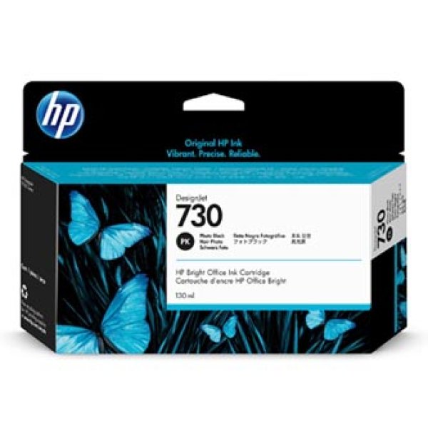 Náplň HP 730, P2V67A foto černá (130 ml)