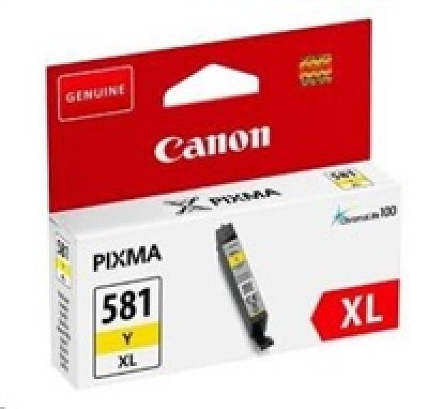 Náplň CANON CLI-581XL, 2051C001 žlutá (8,3 ml)