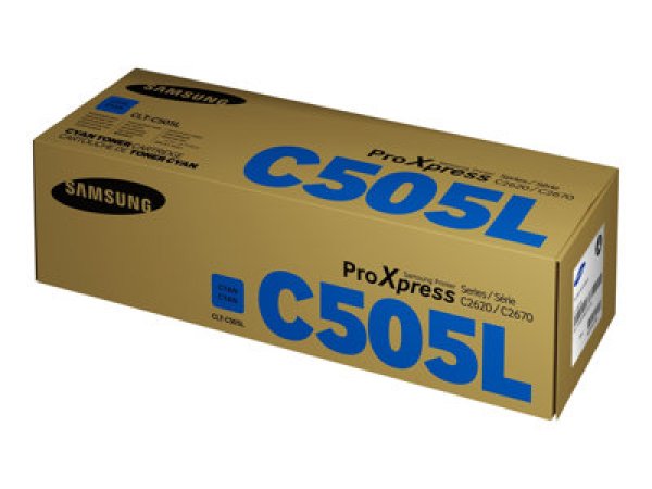 Toner Samsung CLT-C505L SU035A azurový