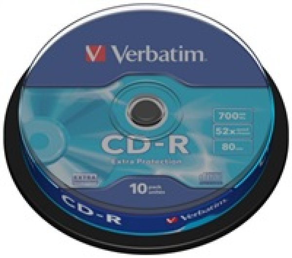 VERBATIM CD-R(10-Pack)Spindl/52x/700MB