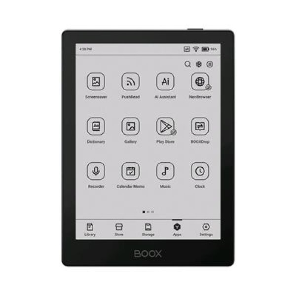 E-book ONYX BOOX GO 6, 6'' Carta 1300, 32GB, Bluetooth, Android 12, E-ink displej