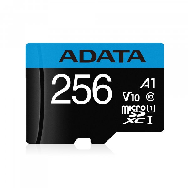 Adata/SDXC/256GB/100MBps/UHS-I U1 / Class 10/+ Adaptér