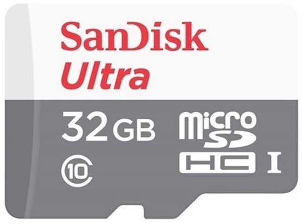 SANDISK Micro SD card SDHC 32GB Ultra Android Class 10 UHS-I 80 MB/s