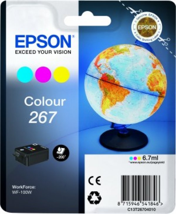 Náplň EPSON C13T26704010, 267 barevná (6,7 ml)