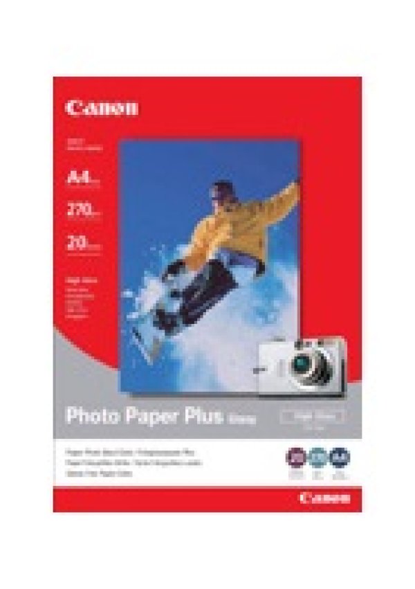 Canon Photo Paper Plus Glossy, foto papír, lesklý, bílý, A3, 275 g/m2, 20 ks, PP-201 A3, inkoustový