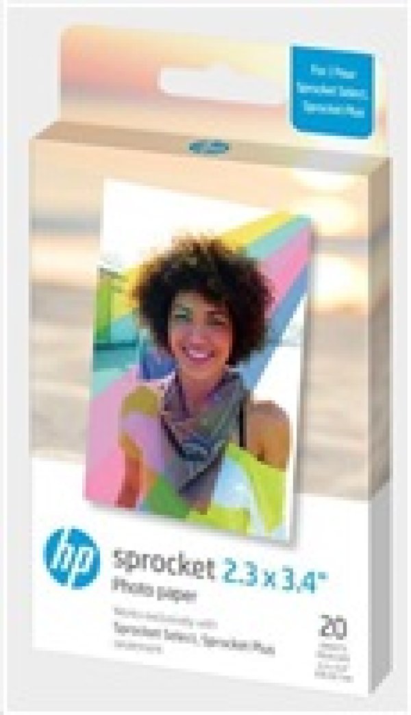 HP Zink Paper Sprocket Select 20 Pack 2,3x3,4"