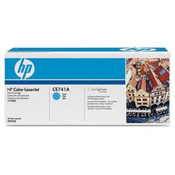 Toner HP CE741A azurový (7 300 stran)