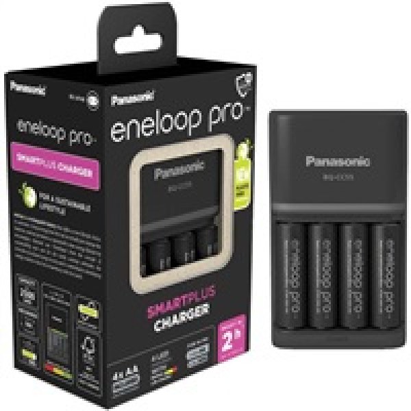 PANASONIC NAB. KJ55HCD40E 4xAA ENELOOP PRO N, 2500 mAh pro AA/AAA (Blistr 4ks + nab.)