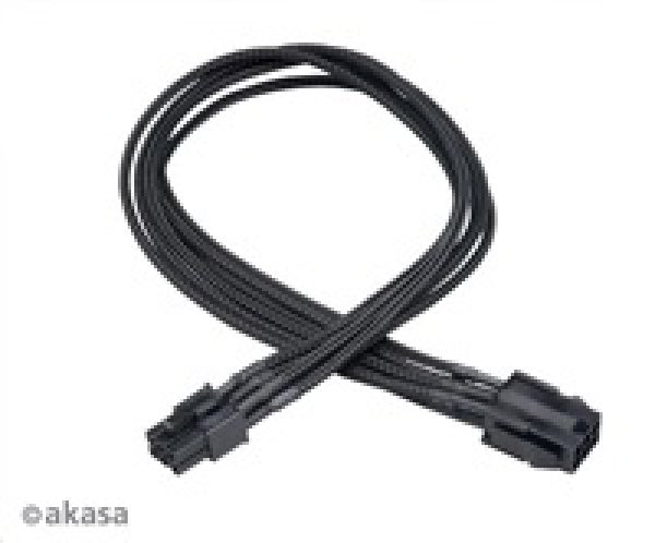 AKASA kabel FLEXA V6 prodloužení k 6pin VGA PSU, 40cm