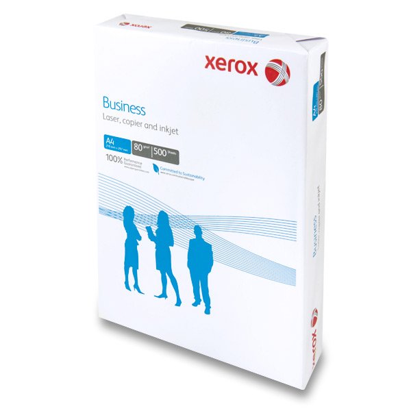 Xerografický papír Xerox, Business A4, 80 g/m2, bílý, 500 listů, vhodný pro Ink+Laser