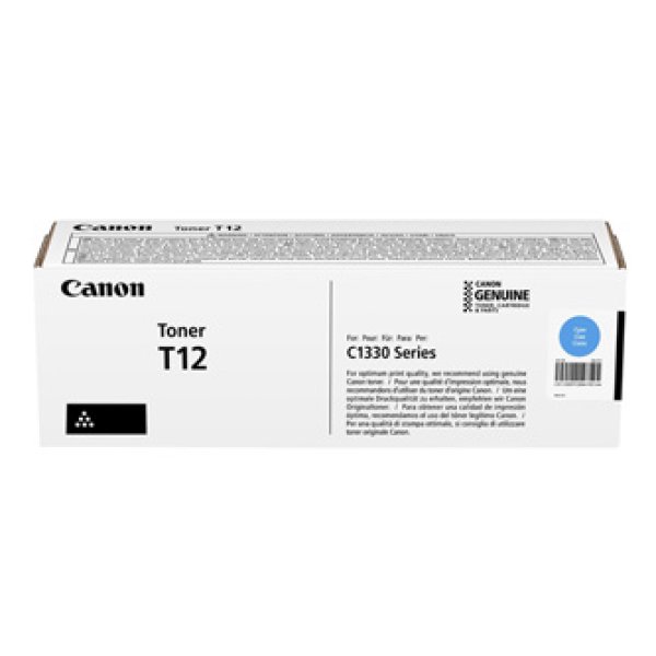 Toner CANON T12, 5097C006 azurový (5 300 stran)