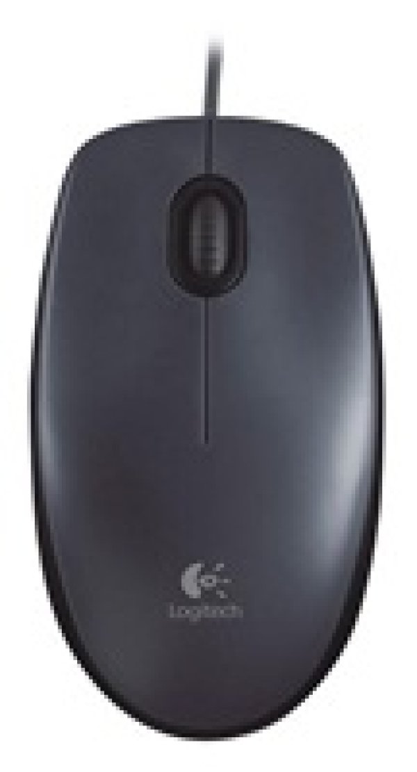 Logitech M90/Kancelářská/Optická/Drátová USB/Černá