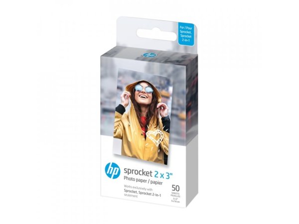 HP Zink Paper Sprocket 50 Pack 2x3"