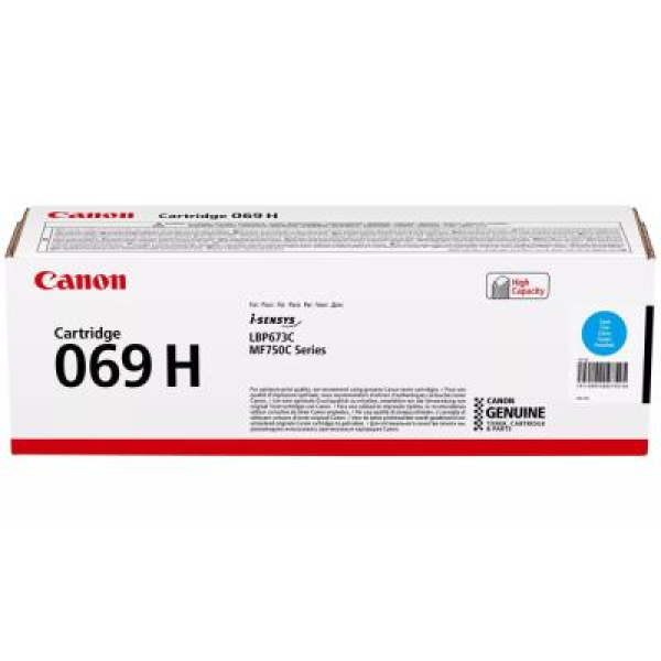 Toner CANON 069HC, 5097C002 azurový (5 500 stran)