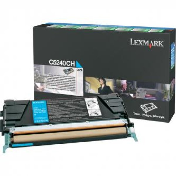 Toner LEXMARK C5240CH azurový (5 000 stran)