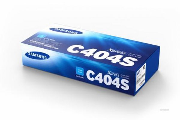 Toner SAMSUNG CLT-C404S, ELS azurový (1 000 stran)