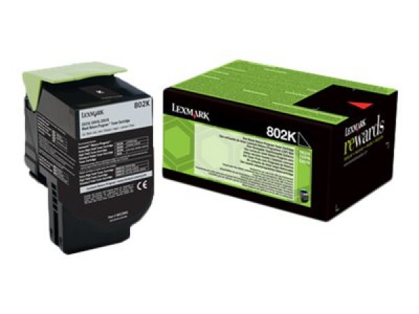 Toner Lexmark 802K 80C20K0 černý