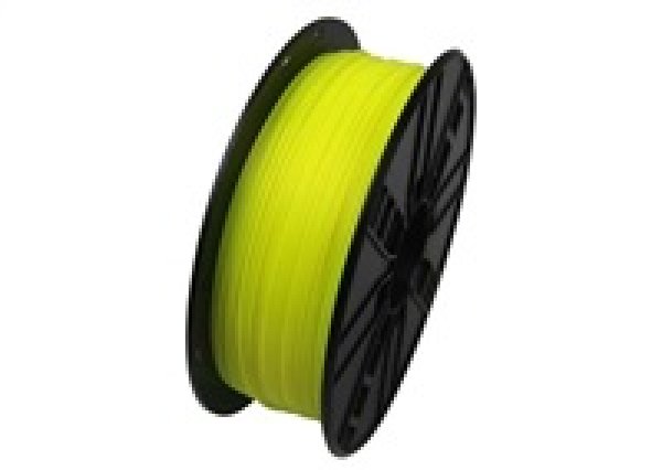 GEMBIRD Tisková struna (filament) PLA, 1,75mm, 1kg, fluorescentní, žlutá