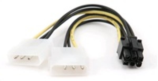 GEMBIRD Kabel napájecí interní 2x 5,25"(F) + PCI Express 6pin