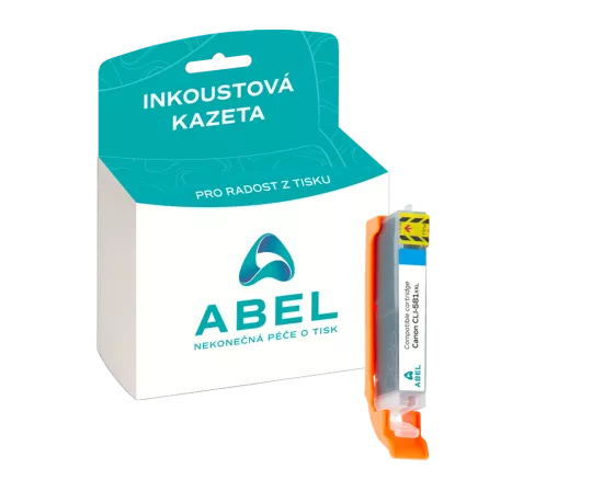 Náplň ABEL CLI-581XXL, 1995C001 azurová pro tiskárny CANON (11,7 ml)