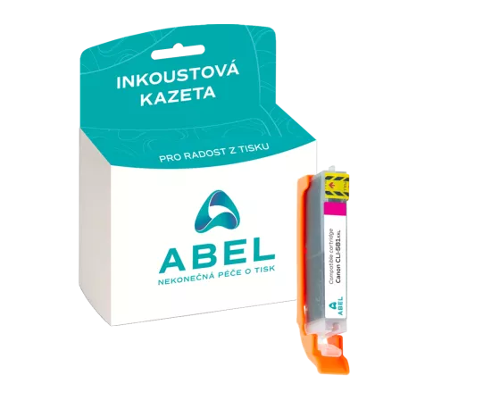 Náplň ABEL CLI-581XXL, 1996C001 purpurová pro tiskárny CANON (11,7 ml)