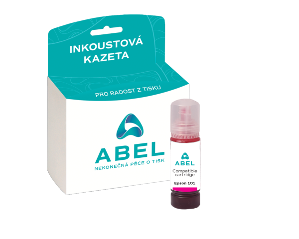 Náplň ABEL C13T03V34A, 101 purpurová pro tiskárny EPSON (6 000 stran)