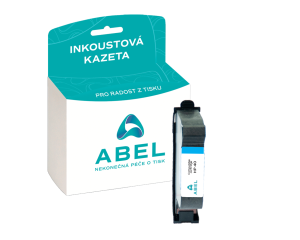 Náplň ABEL 51640C azurová pro tiskárny HP (42 ml)