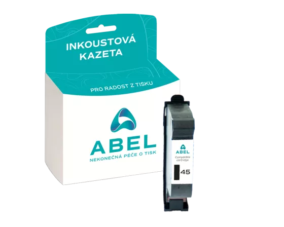 Náplň ABEL 51645A černá pro tiskárny HP (42 ml)