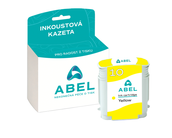 Náplň ABEL C4842A žlutá pro tiskárny HP (28 ml)