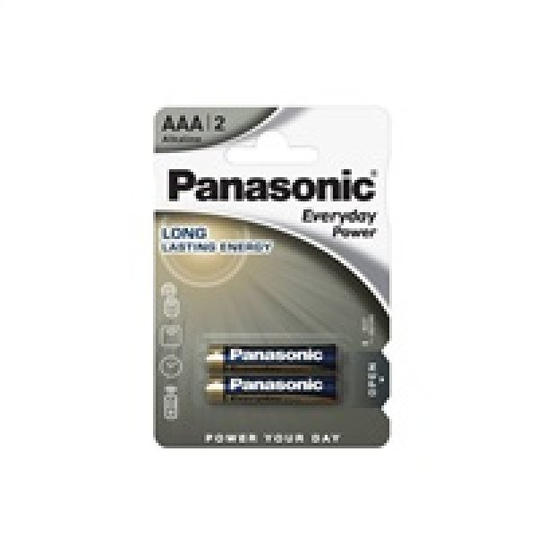 PANASONIC Alkalické baterie Everyday Power  LR03EPS/2BP AAA 1,5V (Blistr 2ks)