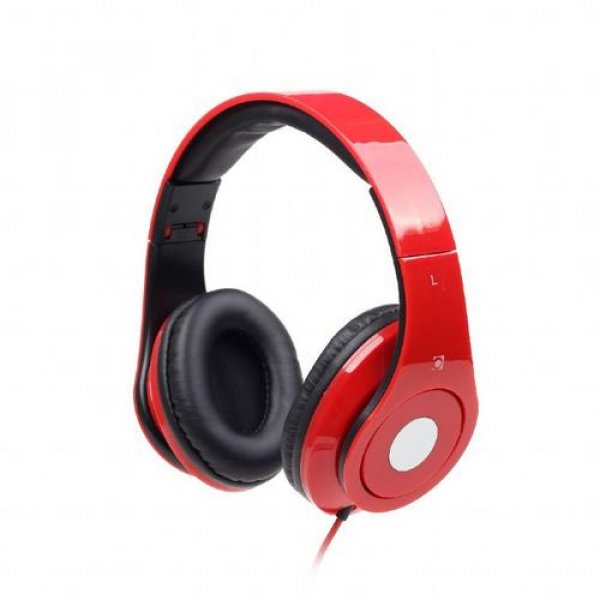 GEMBIRD sluchátka MHS-DTW-R Stereo headset, "Detroit", red