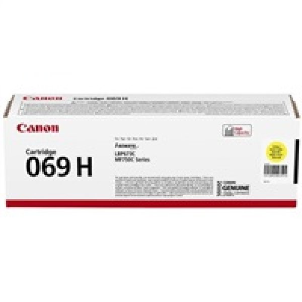 Toner CANON 069HY, 5095C002 žlutý (5 500 stran)