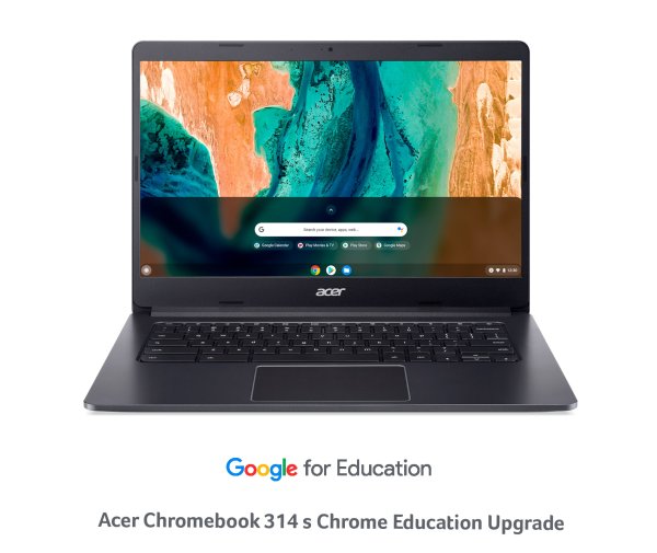 Acer Chromebook/314/MT8183/14''/FHD/4GB/128GB eMMC/Mali-G72/Chrome EDU/Black/2R