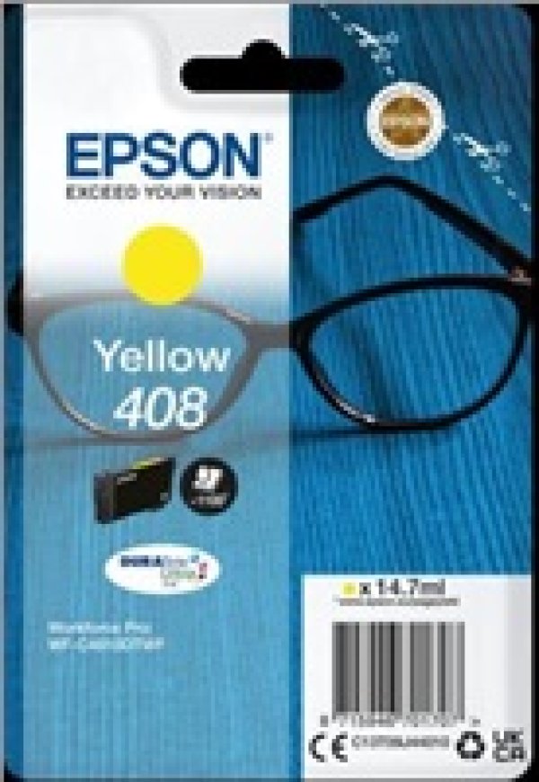 Náplň EPSON C13T09J44010, 408 DURABrite Ultra Ink žlutá (14,7 ml)