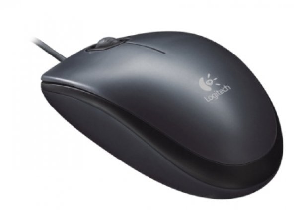 Logitech M90/Kancelářská/Optická/Drátová USB/Černá