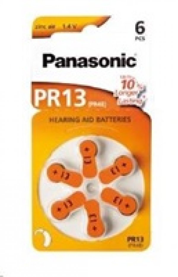 PANASONIC Zinkovzduchová baterie PR-13(48)/6LB AAA 1,2V (Blistr 6ks)