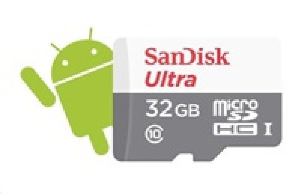 SANDISK Micro SD card SDHC 32GB Ultra Android Class 10 UHS-I 80 MB/s