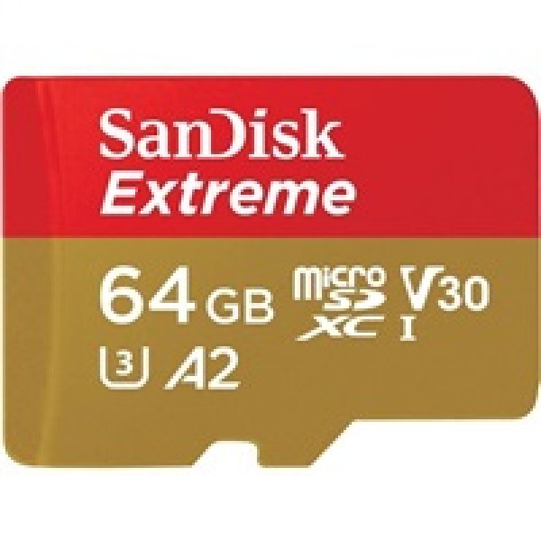 SanDisk Extreme/micro SDXC/64GB/170MBps/UHS-I U3 / Class 10/+ Adaptér