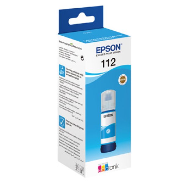 Náplň EPSON C13T06C24A, 112 azurová (70 ml)