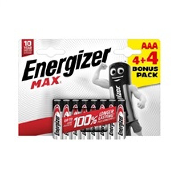 Energizer LR03/8 Max AAA 4+4 zdarma