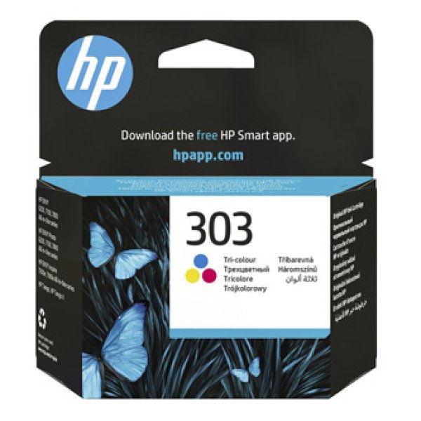 Náplň HP T6N01AE, HP 303 barevná (165 stran)