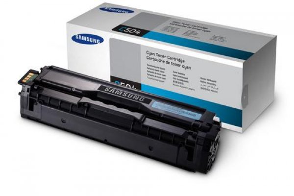 Toner SAMSUNG CLT-C504S azurový (1 800 stran)