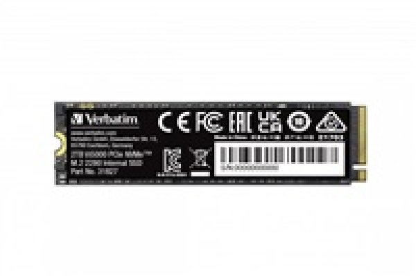 VERBATIM SSD Vi5000 Internal PCIe NVMe M.2 SSD 2TB , W xx00/ R xx00 MB/s