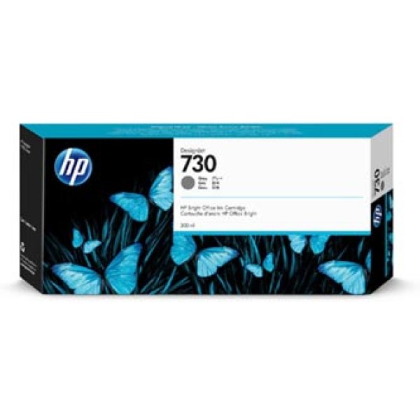 Náplň HP 730, P2V72A šedá (300 ml)