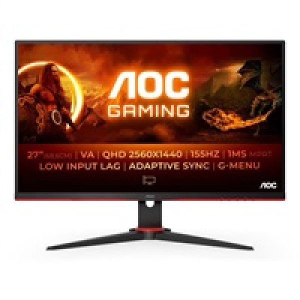 AOC/Q27G2E/27''/VA/QHD/155Hz/1ms/Blck-Red/3R